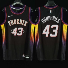 Phoenix Suns #43 Kris Humphries Jersey -2022 Black City