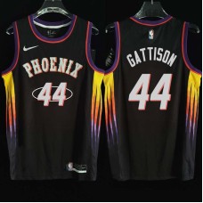 Phoenix Suns #44 Kenny Gattison Jersey -2022 Black City