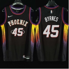 Phoenix Suns #45 Marty Byrnes Jersey -2022 Black City