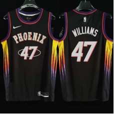 Phoenix Suns #47 Scott Williams Jersey -2022 Black City