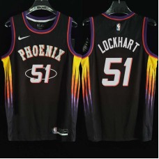 Phoenix Suns #51 Ian Lockhart Jersey -2022 Black City