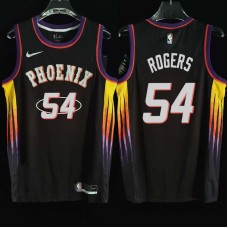 Phoenix Suns #54 Rodney Rogers Jersey -2022 Black City