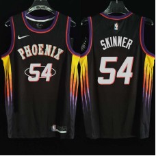 Phoenix Suns #54 Brian Skinner Jersey -2022 Black City