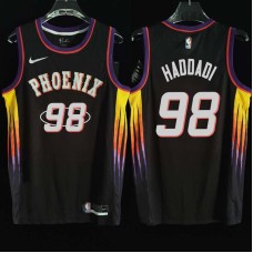 Phoenix Suns #98 Hamed Haddadi Jersey -2022 Black City