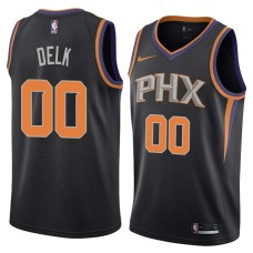 Phoenix Suns #00 Tony Delk Jersey -Black PHX