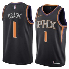 Phoenix Suns #1 Goran Dragic Jersey -Black PHX