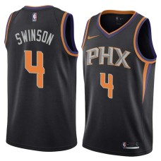 Phoenix Suns #4 Aaron Swinson Jersey -Black PHX