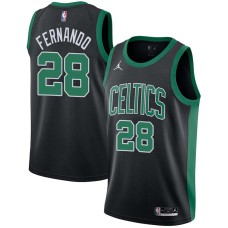 Boston Celtics #28 Bruno Fernando Jersey -Black