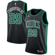 Boston Celtics #29 Lou Tsioropoulos Jersey -Black