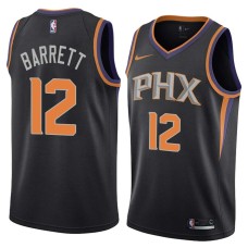 Phoenix Suns #12 Andre Barrett Jersey -Black PHX