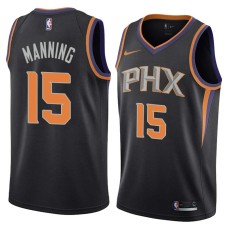 Phoenix Suns #15 Danny Manning Jersey -Black PHX