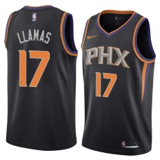 Phoenix Suns #17 Horacio Llamas Jersey -Black PHX