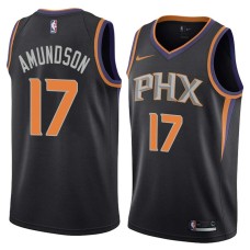 Phoenix Suns #17 Lou Amundson Jersey -Black PHX