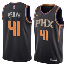 Phoenix Suns #41 Lorenzo Brown Jersey -Black PHX