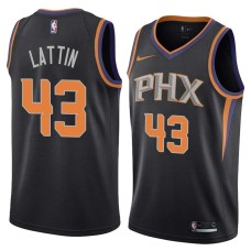 Phoenix Suns #43 Dave Lattin Jersey -Black PHX