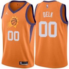 Phoenix Suns #00 Tony Delk Jersey -Orange