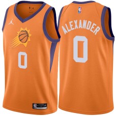 Phoenix Suns #0 Ty-Shon Alexander Jersey -Orange