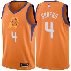 Phoenix Suns #4 Ricky Sobers Jersey -Orange