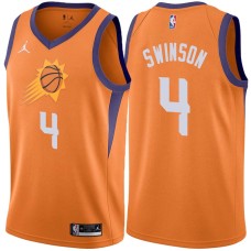 Phoenix Suns #4 Aaron Swinson Jersey -Orange