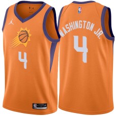 Phoenix Suns #4 Duane Washington Jr Jersey -Orange