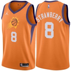 Phoenix Suns #8 DJ Strawberry Jersey -Orange