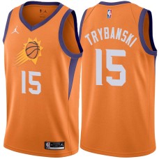 Phoenix Suns #15 Cezary Trybanski Jersey -Orange