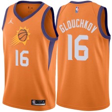 Phoenix Suns #16 Georgi Glouchkov Jersey -Orange