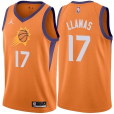 Phoenix Suns #17 Horacio Llamas Jersey -Orange