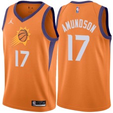 Phoenix Suns #17 Lou Amundson Jersey -Orange