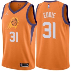 Phoenix Suns #31 Jarell Eddie Jersey -Orange