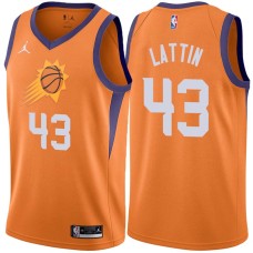 Phoenix Suns #43 Dave Lattin Jersey -Orange