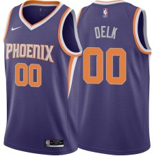 Phoenix Suns #00 Tony Delk Jersey -Purple