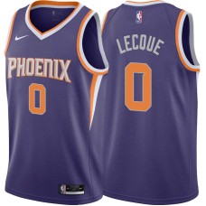 Phoenix Suns #0 Jalen Lecque Jersey -Purple