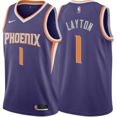 Phoenix Suns #1 Mo Layton Jersey -Purple