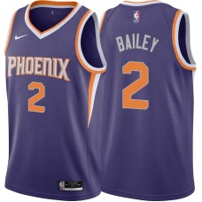 Phoenix Suns #2 James Bailey Jersey -Purple