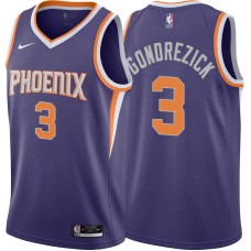 Phoenix Suns #3 Grant Gondrezick Jersey -Purple