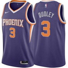 Phoenix Suns #3 Jared Dudley Jersey -Purple