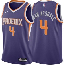 Phoenix Suns #4 Tom Van Arsdale Jersey -Purple