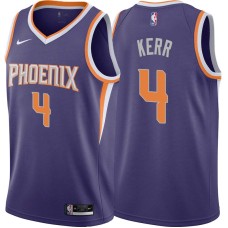 Phoenix Suns #4 Steve Kerr Jersey -Purple