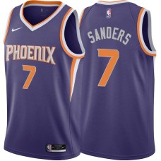 Phoenix Suns #7 Mike Sanders Jersey -Purple