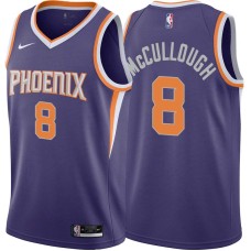 Phoenix Suns #8 John McCullough Jersey -Purple