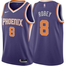 Phoenix Suns #8 Rick Robey Jersey -Purple