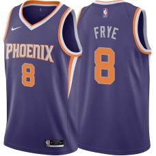 Phoenix Suns #8 Channing Frye Jersey -Purple