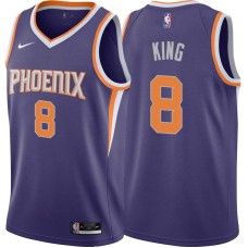 Phoenix Suns #8 George King Jersey -Purple