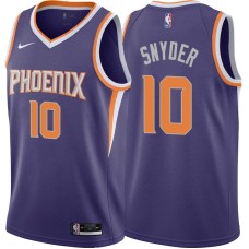 Phoenix Suns #10 Dick Snyder Jersey -Purple