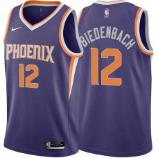 Phoenix Suns #12 Ed Biedenbach Jersey -Purple