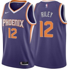 Phoenix Suns #12 Pat Riley Jersey -Purple