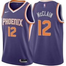 Phoenix Suns #12 Ted McClain Jersey -Purple