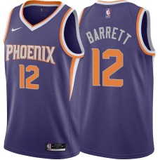 Phoenix Suns #12 Andre Barrett Jersey -Purple