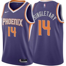 Phoenix Suns #14 Sean Singletary Jersey -Purple